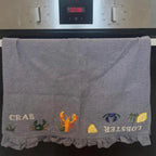 Stitch Your Own Kitchen Tea Towel - Lobster & Crab