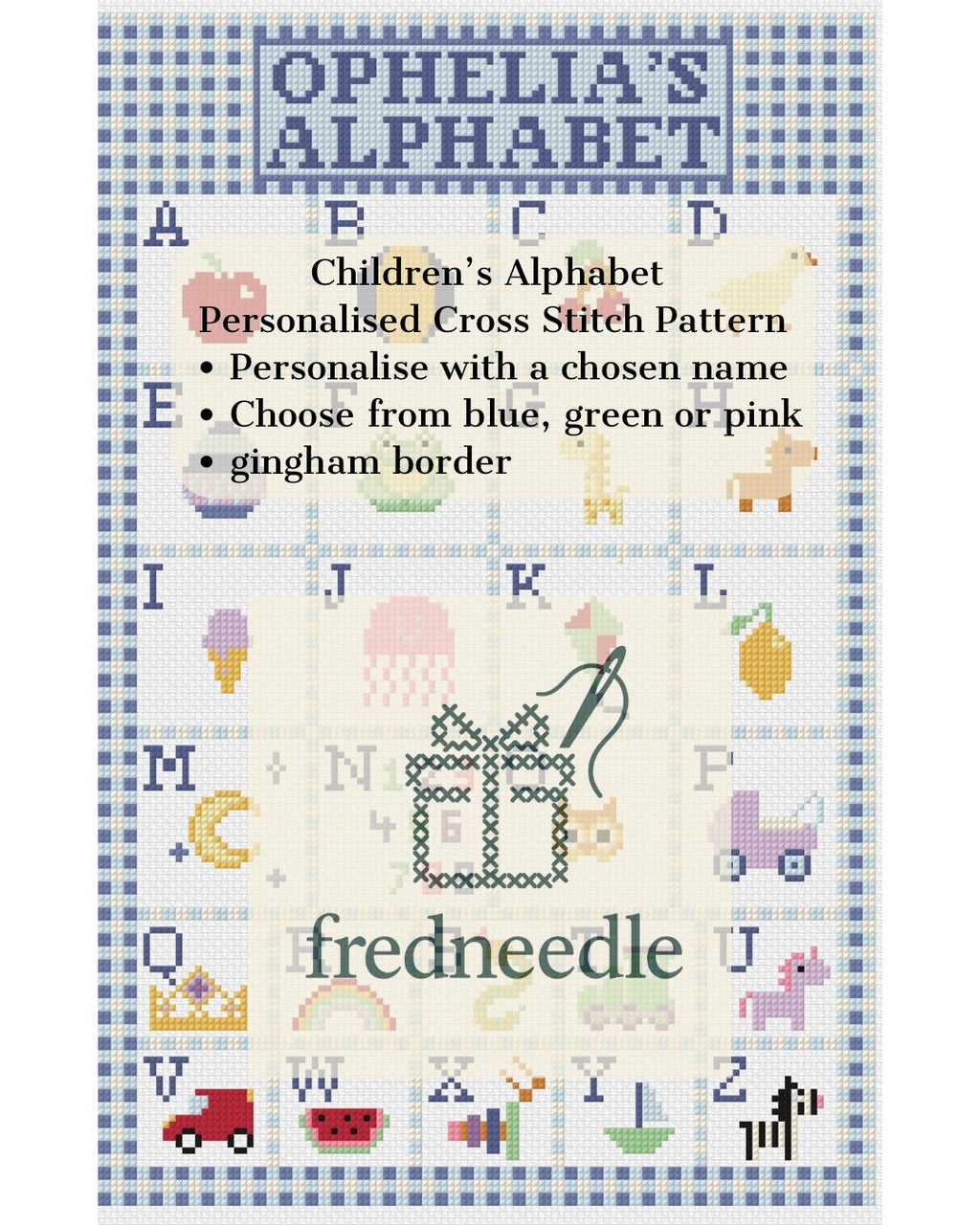 Children’s Alphabet - Nursery Decor Digital Pattern