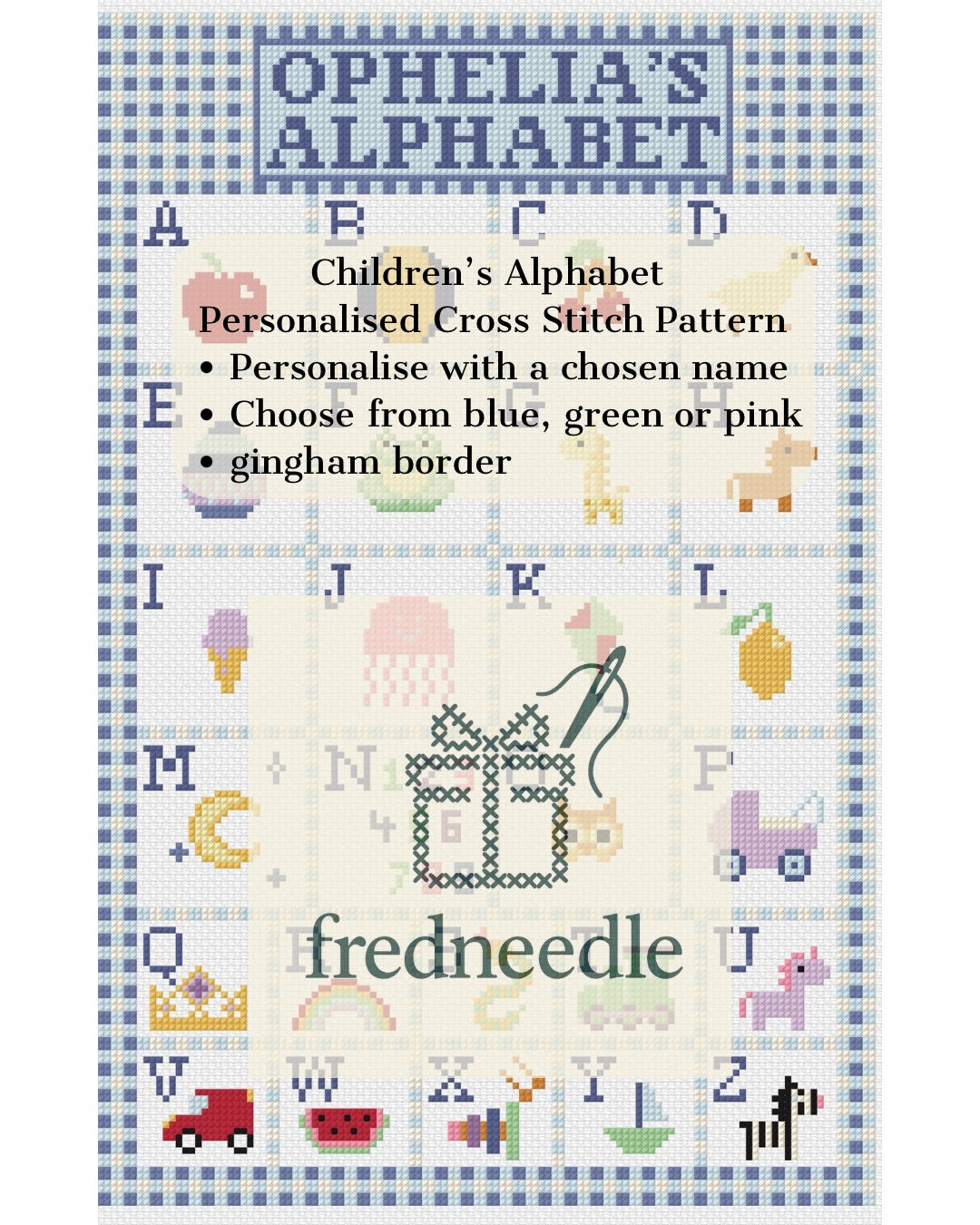 Children’s Alphabet - Nursery Decor Digital Pattern