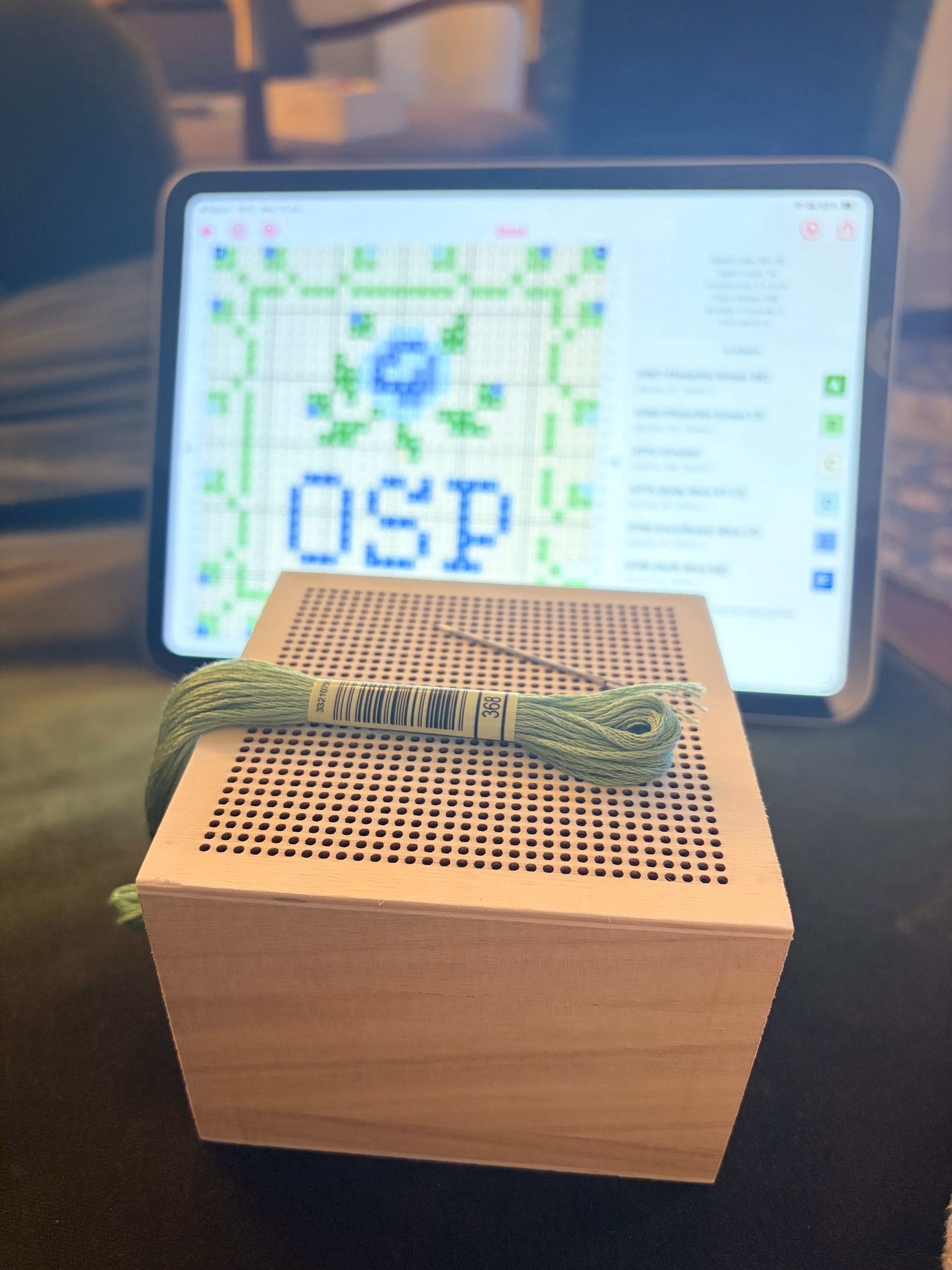 Stitch Your Own Keepsake Trinket Box - Personalised with Initials