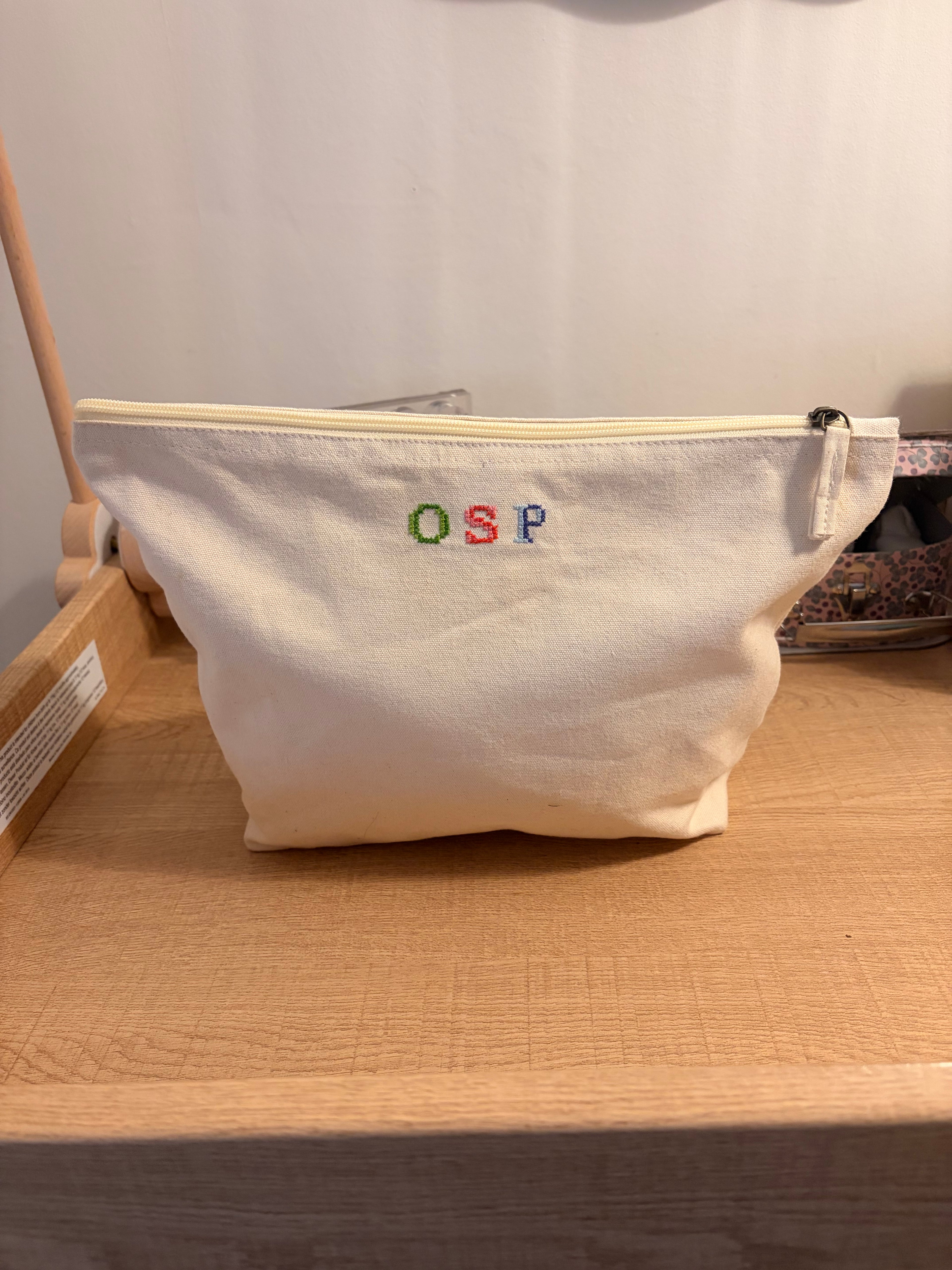 Stitch Your Own Pouch Bag - Name or Initials