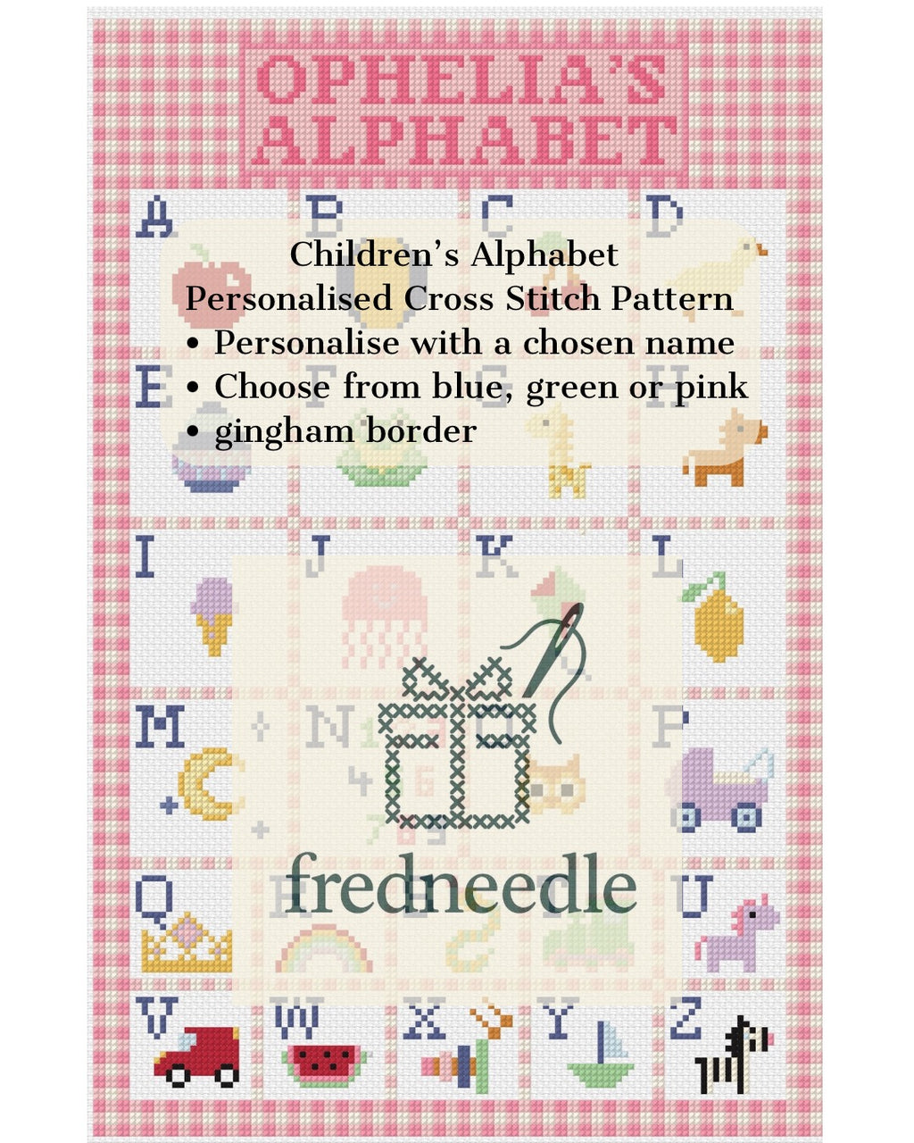Children’s Alphabet - Nursery Decor Digital Pattern