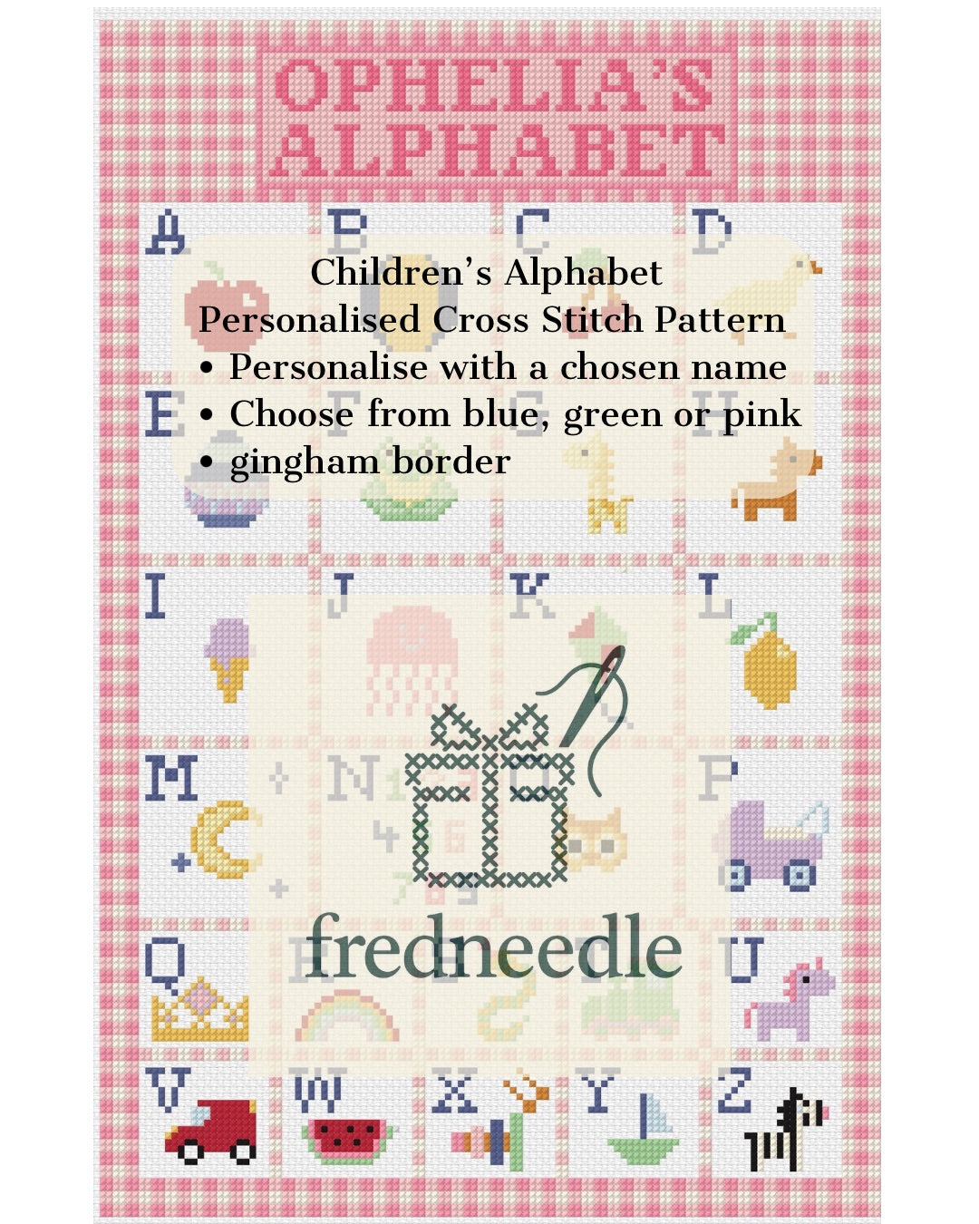 Children’s Alphabet - Nursery Decor Digital Pattern