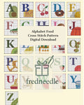 Food Alphabet - Digital Pattern