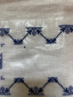 Stitch Your Own Kitchen Tea Towel - Geometric Blue