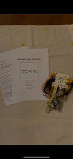 Stitch Your Own Kitchen Tea Towel - Lobster & Crab