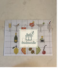 Mini Drinks Cross Stitch Pattern Stickers