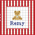 Personalised Baby Name & Motif Cross Stitch Digital Pattern