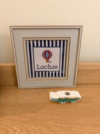 Stitch Your Own Baby Name Keepsake Kit with Frame - Nursery Icon