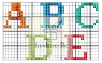 Bold Accent Alphabet Pattern Digital Download - Personalise Anything
