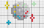Cross Stitch Sticker Minis