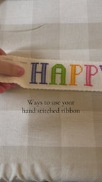 Stitch Your Own Personalised Ribbon